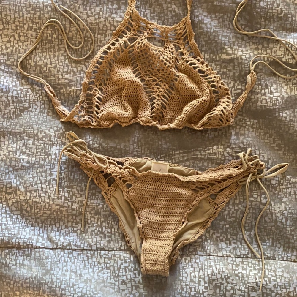 Two piece swim suit
